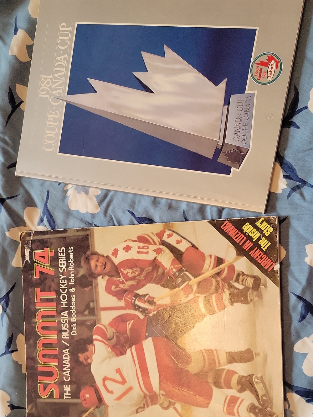 1974 Canada Russia Summit Series And 1981 Canada Cup Books